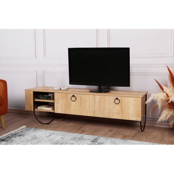 Norfolk mediebenk - Eik