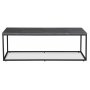 Solano salongbord XL 140 cm - Gr marmorimitasjon
