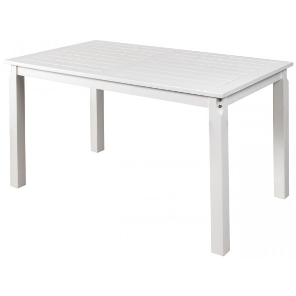 Utend�rs spisebord Bohus hvitt 135 cm