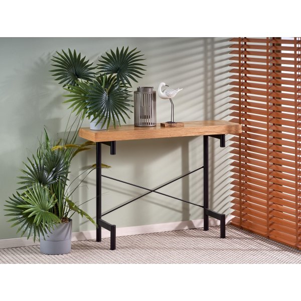 Dante avlastningsbord 106 x 30 cm - Eik/sort