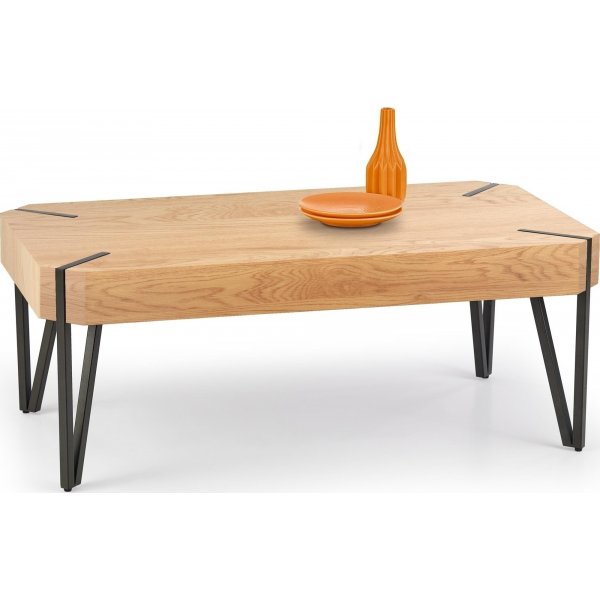 Bethany stuebord - Gull eik/svart