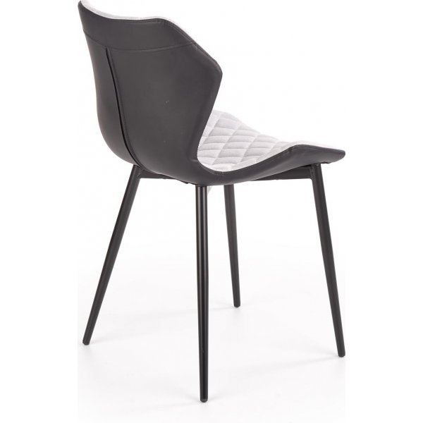 Cadeira spisestuestol 389 - Lys grå/svart Cadeira spisestuestol 389 - Lys grå/svart