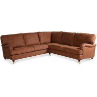 Howard Deluxe hjørnesofa - Cognac økolær Howard Deluxe hjørnesofa - Cognac økolær
