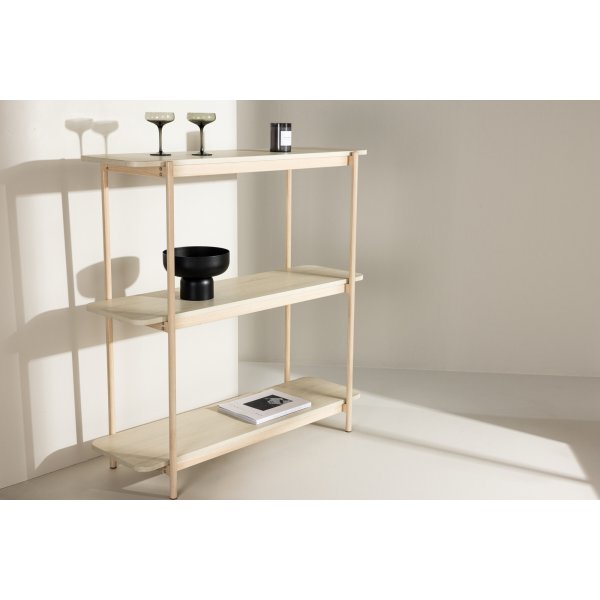 Heim hylle 120 cm - Whitewash