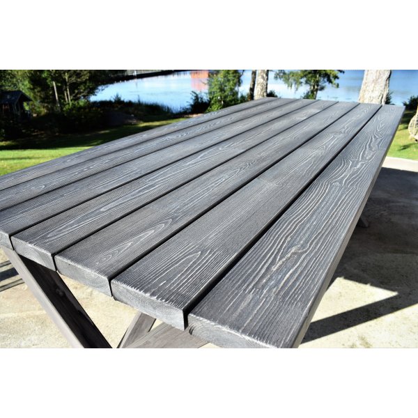 Scottsdale spisebord 190 cm - Grålaserat furu + Flekkfjerner for møbler Scottsdale spisebord 190 cm - Grålaserat furu + Flekkfjerner for møbler