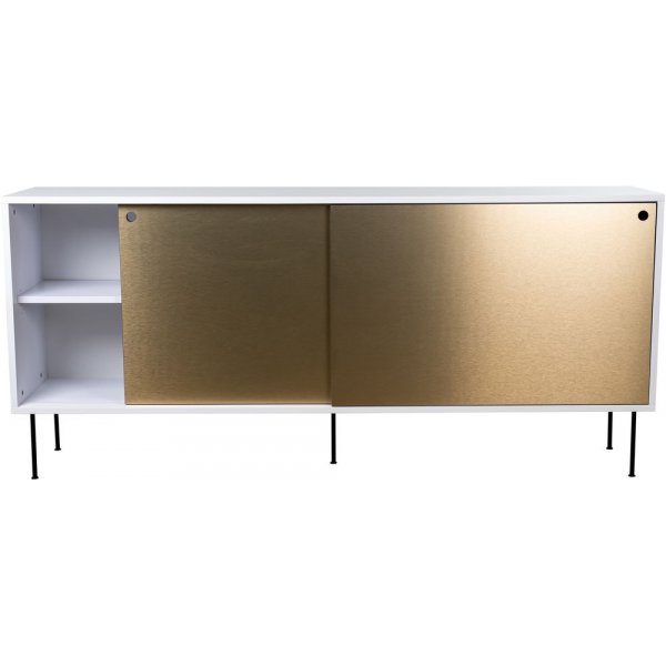 Volume sidebord 178 cm - Hvit/messing Volume sidebord 178 cm - Hvit/messing