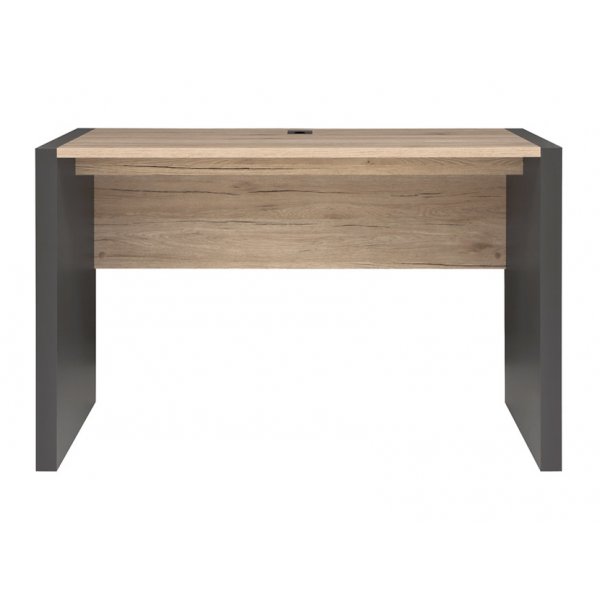 Boss skrivebord - Grafittgr/eik