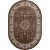 Dubai Medallion Wilton teppe Champange - Oval 200 x 290 cm