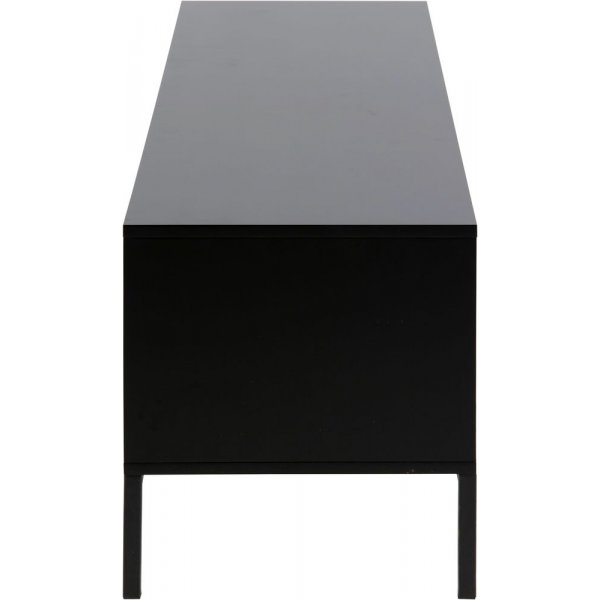 Seaford TV-benk - Svart/eik