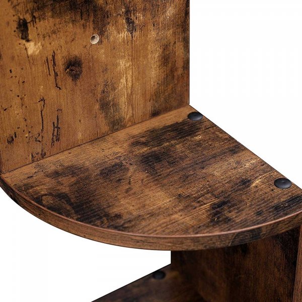 Damaskus bokhylle - Brun