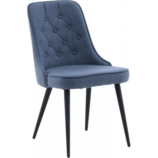 Alice Deluxe spisestol - Bl/svart
