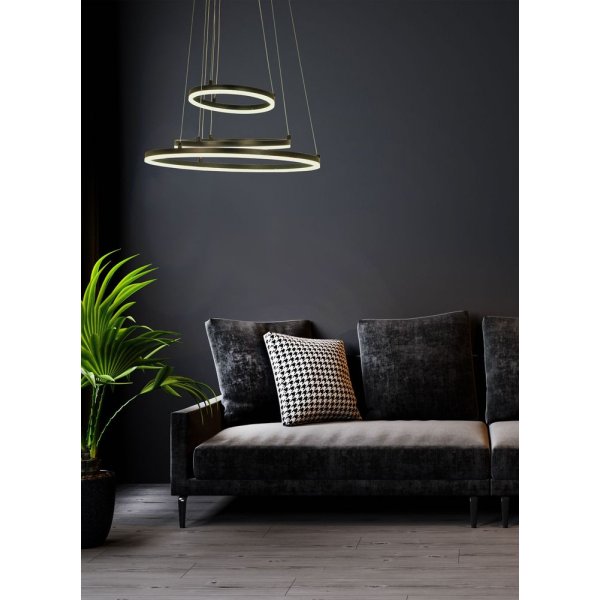 Taklampe Circles - Svart
