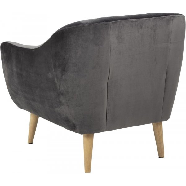 Doria lenestol - Mørkegrå Doria lenestol - Mørkegrå