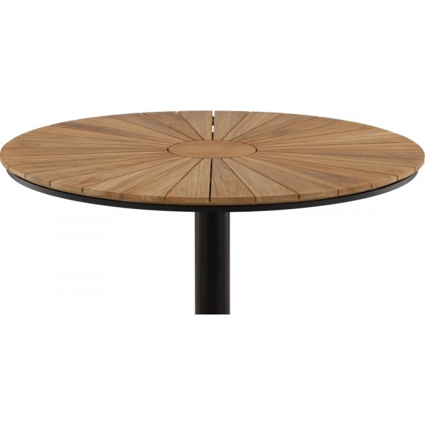 Croft spisebord Ø120 cm - Sort/Natur Croft spisebord Ø120 cm - Sort/Natur