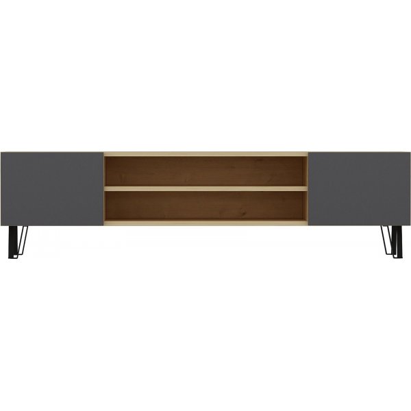 Bloom mediebenk - Eik/antrasitt Bloom mediebenk - Eik/antrasitt