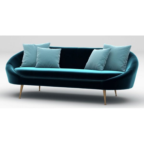 Matilda 3-seters sofa - Petroleumsblå Matilda 3-seters sofa - Petroleumsblå