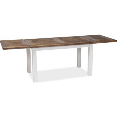 Vimle spisebord, 140-240 cm - Brun/hvit