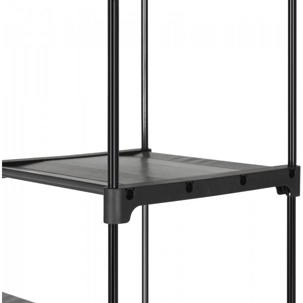 Joshua garderobe 140 x 174 cm - Sort