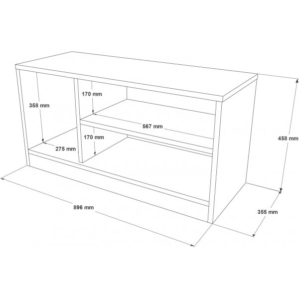 Mer 1 skoskap - Hvit Mer 1 skoskap - Hvit
