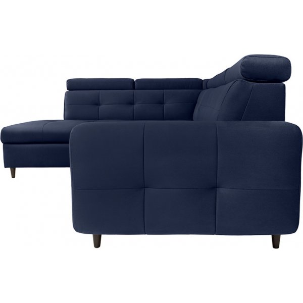 Matras hjørnesovesofa med åpen ende venstre - Blå Matras hjørnesovesofa med åpen ende venstre - Blå