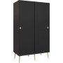Softline garderobe - Sort