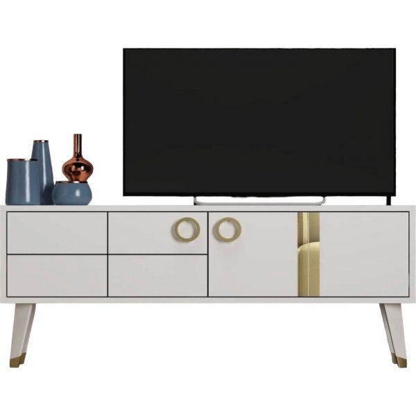 Eagle mediabenk - Hvit