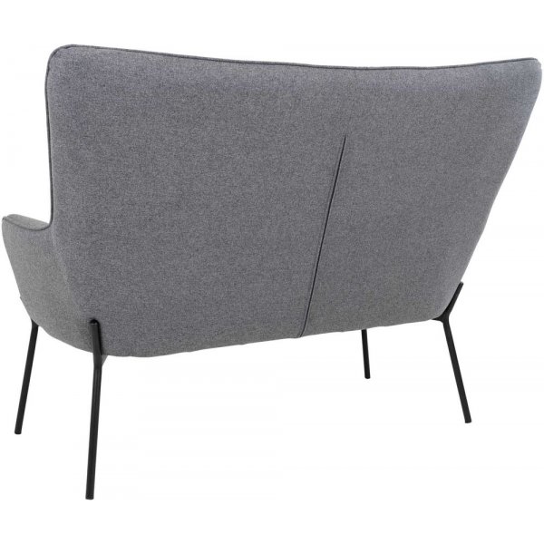 Glasgow 2-seters sofa - Grå / svart Glasgow 2-seters sofa - Grå / svart