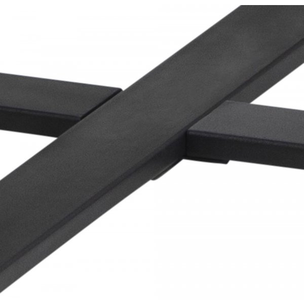 Amble rundt spisebord 110 cm - Svart/Marmor