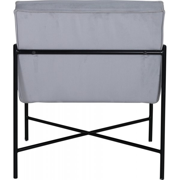 Tetra lenestol - Grå kordfløyel Tetra lenestol - Grå kordfløyel