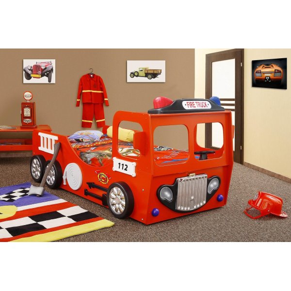 Brannbil Alfons - 90x190 cm Brannbil Alfons - 90x190 cm