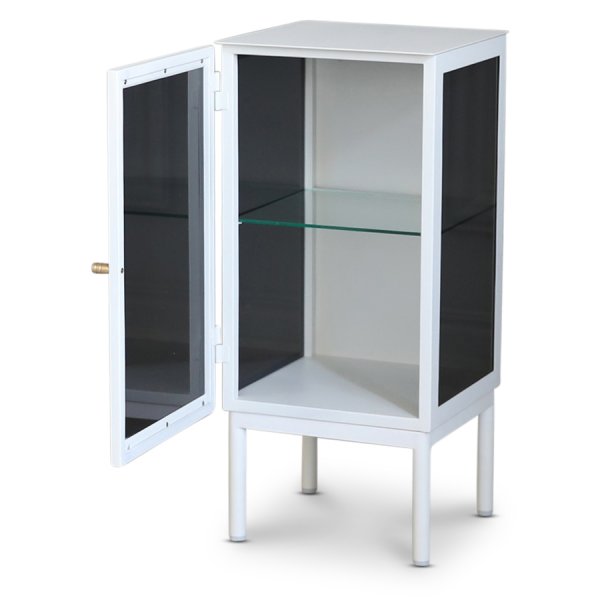 Revel nattbordskap - Messing/hvit Revel nattbordskap - Messing/hvit