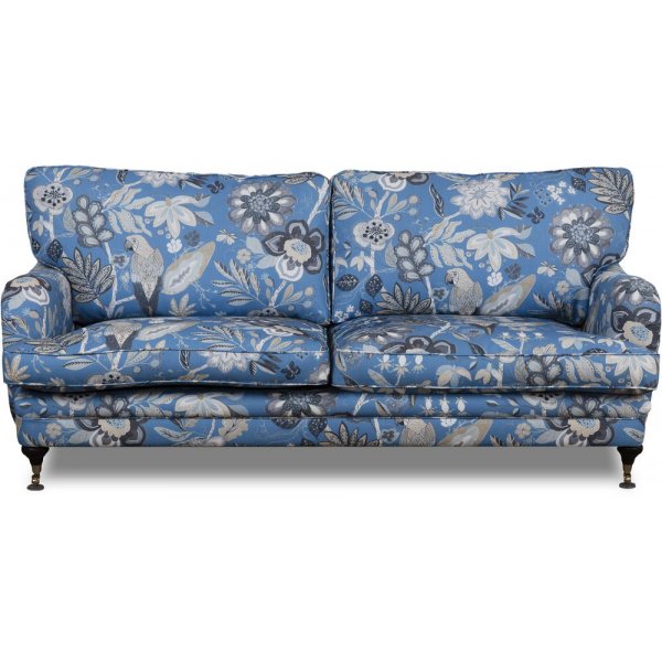 Howard Spirit 3-seters i blomsterstoff - Eden Parrot Blue