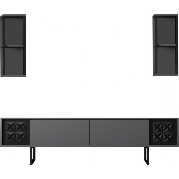 Erki TV-stativ - Antrasitt/svart Erki TV-stativ - Antrasitt/svart