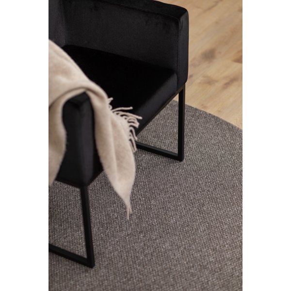 Zeus flatvevd teppe Grå Zeus flatvevd teppe Grå