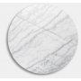 Pause rundt salongbord - Whitewash / Light Marble