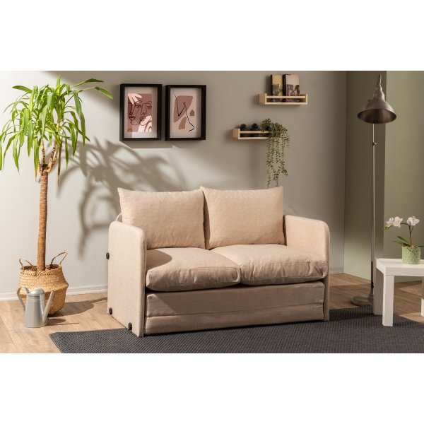 Saga 2-seters sovesofa - Beige Saga 2-seters sovesofa - Beige