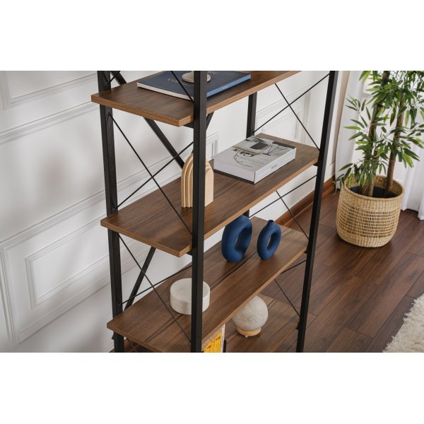 Elysian bokhylle - Valntt/svart