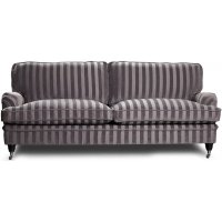 Howard Sir William 3-seter sofa (Dun) - Mobus Silver Stripe Howard Sir William 3-seter sofa (Dun) - Mobus Silver Stripe