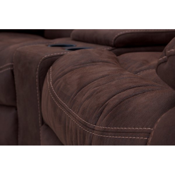 Cinema elektrisk 3-seters sofa - Brun Cinema elektrisk 3-seters sofa - Brun