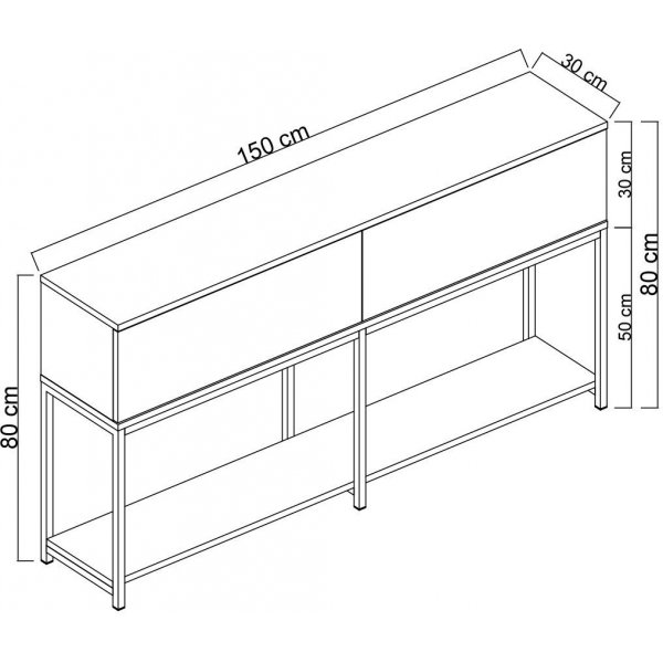 Lord skjenk - Antrasitt/sort Lord skjenk - Antrasitt/sort