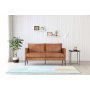 Kingsley 2,5-seter sofa - Cognac (kolr) + Flekkfjerner for mbler
