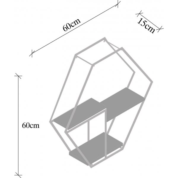 Narcissus vegghylle - Svart/valn�tt