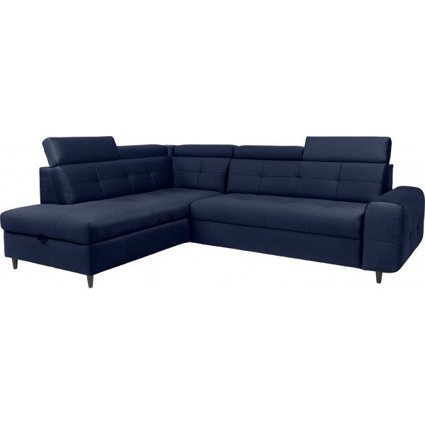 Matras hjørnesovesofa med åpen ende venstre - Blå Matras hjørnesovesofa med åpen ende venstre - Blå