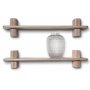 Posh byggbart hyllesystem - whitewash