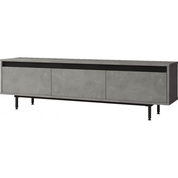 Luvio mediebenk 1 - S�lv/svart