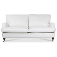 Howard Watford Deluxe 2-seter sofa - Hvitt PU Howard Watford Deluxe 2-seter sofa - Hvitt PU