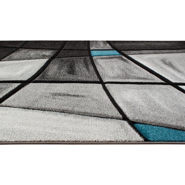 Maskinvevd matte Turin - Turkis