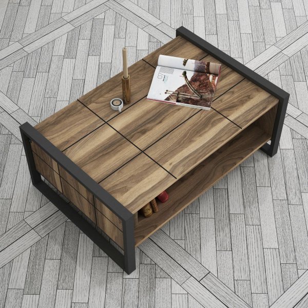 Lost salongbord - Valn�tt/antrasitt