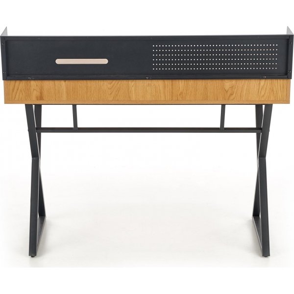 Skrivebord Stalas - Eik og svart Skrivebord Stalas - Eik og svart