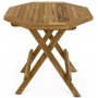 Grunnebo spisebord oktagon 50 cm - Teak